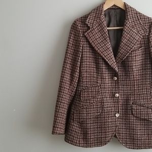 vintage ralph lauren lined wool blazer.